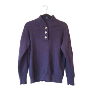 Tommy John Men's Navy Blue Lounge Henley Sweater Size L